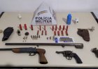 Durante batida policial neste final de semana, Tático Móvel de Santa Maria do Suaçuí prende homem de 59 anos por posse ilegal de arma de fogo