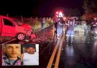 Dois homens morrem e uma mulher fica ferida em grave acidente no Vale do Rio Doce