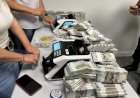 Imagens inéditas mostram quantidade de dólares encontrados em parede de casa; valor convertido chega a R$ 15 milhões