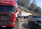 Acidente envolvendo três carretas deixa um morto e interdita totalmente a BR-251 em Francisco Sá