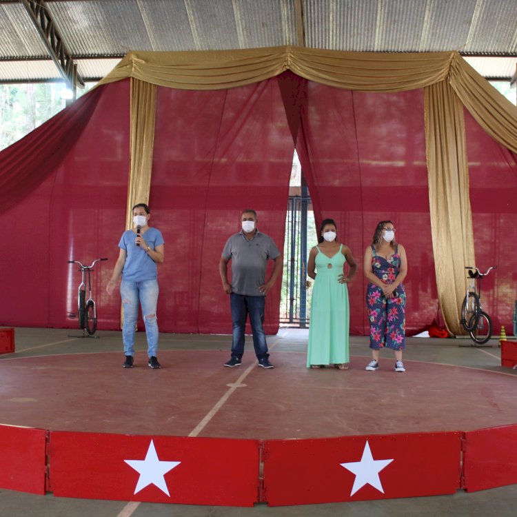 Materlândia recebeu na última semana o Circo Jermany, em uma atividade de educação e difusão do patrimônio cultural.