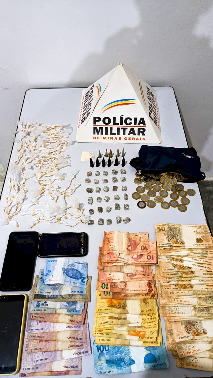 Políciais Militares do 65 BPM prendem traficantes e apreende grande quantidade de drogas na cidade de Coluna