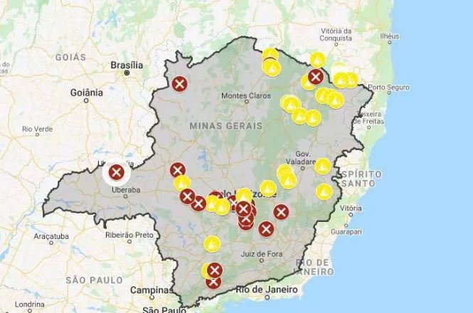 BR-040 não tem previsão de liberação; veja outras rodovias interditadas em MG