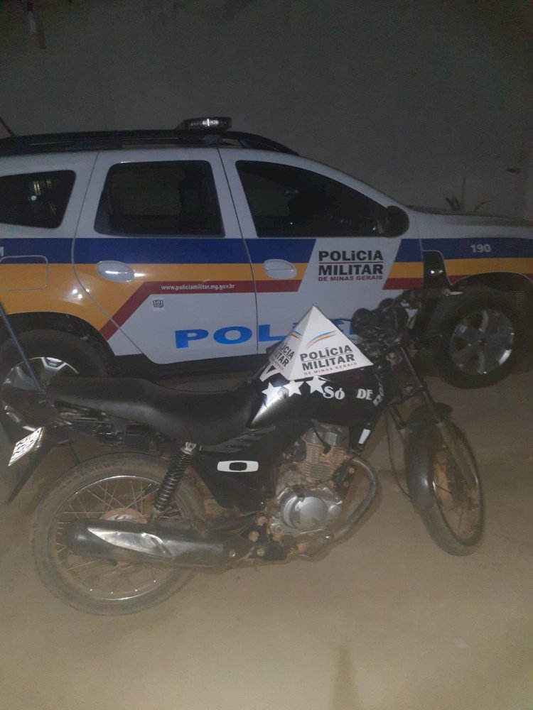 Polícia Militar de Rio Vermelho prende suspeito com motocicleta adulterada no Povoado do Viana Rio Vermelho, 22 de janeiro de 2024