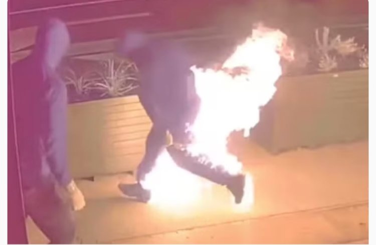 INUSITADO Criminoso 'trapalhão' ateia fogo em si e foge sem as calças