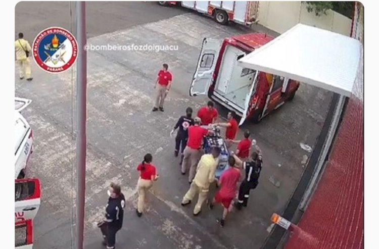 EM FOZ DO IGUAÇU Vídeo: bebê de 1 ano é salva pelos Bombeiros após ficar 6 minutos submersa em piscina