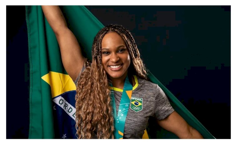 Rebeca Andrade é indicada ao Oscar do Esporte