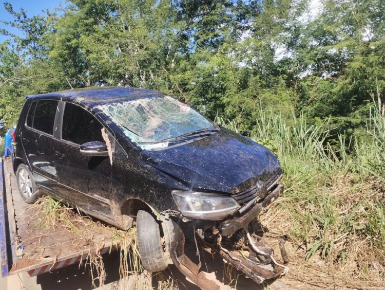 Empresário de Caratinga desaparecido há três dias é encontrado morto em carro capotado