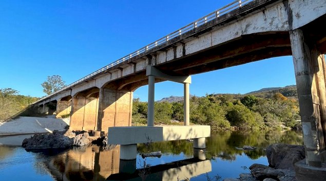 Ponte sobre rio em rodovia de MG é interditada para obras; desvio pode chegar a 65 km